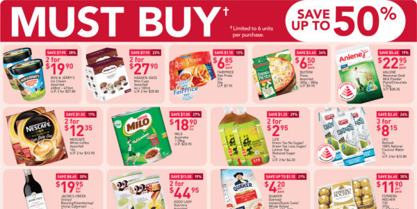 NTUC FairPrice SG Your Weekly Saver Promotions 13-19 Aug 2020