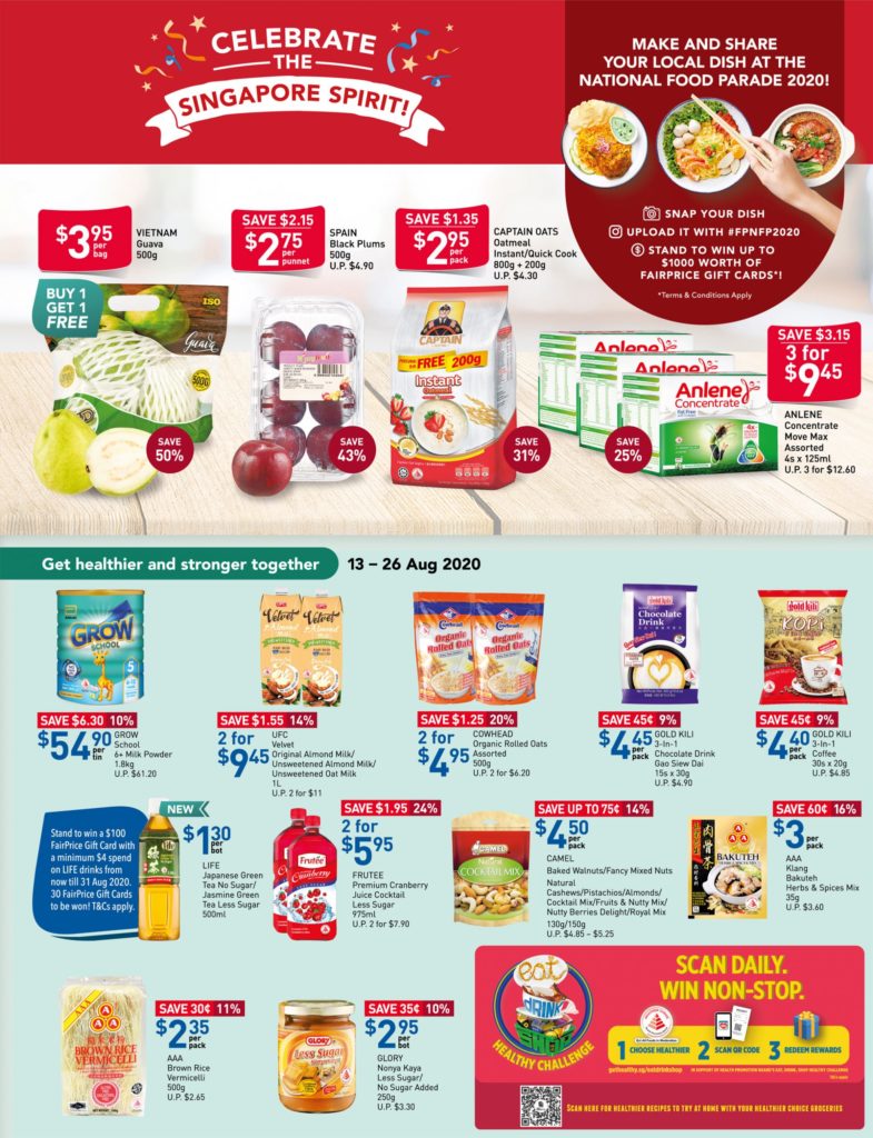 NTUC FairPrice SG Your Weekly Saver Promotions 13-19 Aug 2020 | Why Not Deals 5