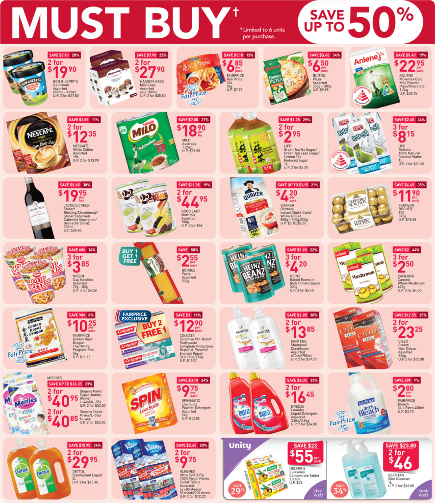 NTUC FairPrice SG Your Weekly Saver Promotions 13-19 Aug 2020 | Why Not Deals