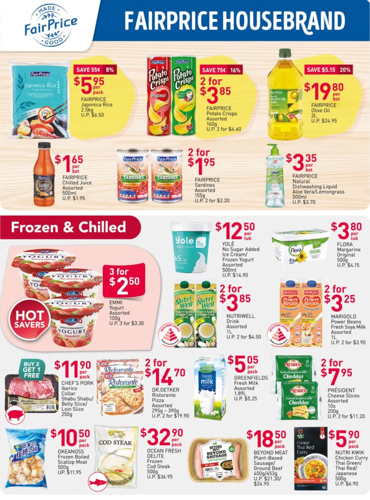 NTUC FairPrice SG Your Weekly Saver Promotions 6-12 Aug 2020 | Why Not Deals 7