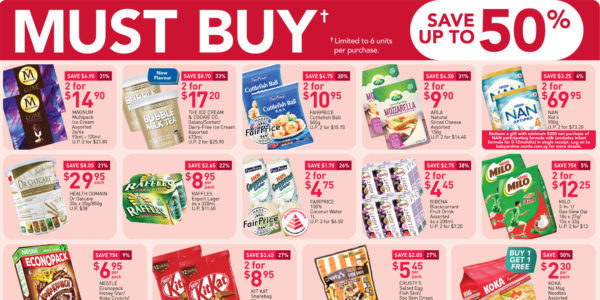 NTUC FairPrice Singapore Your Weekly Saver Promotions 20-26 Aug 2020