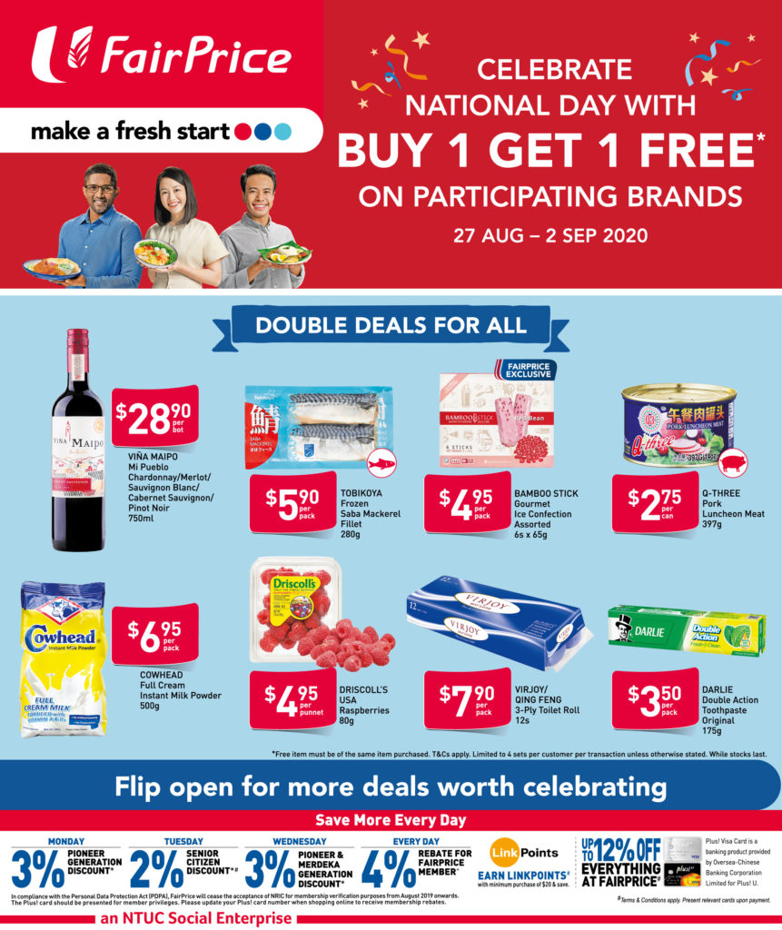 NTUC FairPrice Singapore Your Weekly Saver Promotions 27 Aug - 2 Sep 2020 | Why Not Deals 4