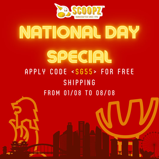 Scoopz Singapore National Day Special FREE Shipping Promotion 1-8 Aug 2020 | Why Not Deals