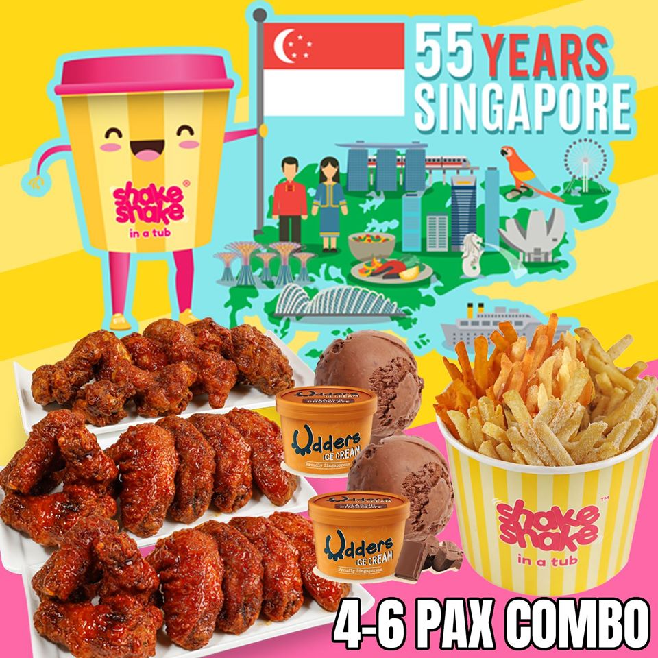 Shake Shake In A Tub Celebrates National Day with SG55 Oddle Bundles ends 10 Aug 2020 | Why Not Deals