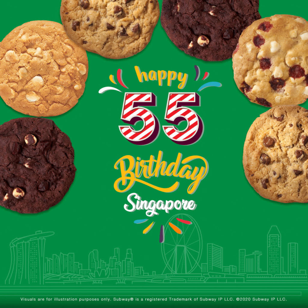 Subway Singapore $5.50 For 6 Cookies National Day Promotion 1-10 Aug 2020 | Why Not Deals