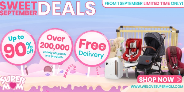 SuperMom Sweet September Sales – Up to 90% off!