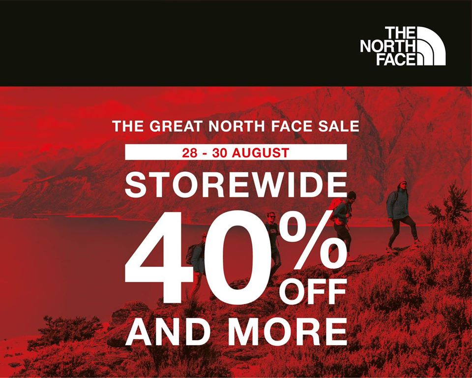 The North Face Singapore 3 Days Only Biggest Sale Of The Year Up To 40% Off Promotion 28-30 Aug 2020 | Why Not Deals