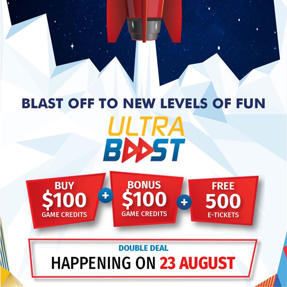 Timezone Buy $100 Game Credits & Get $100 Bonus Game Credits & FREE 500 E-Tickets on 23 Aug 2020 | Why Not Deals