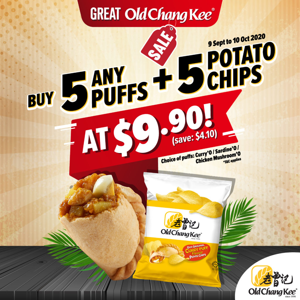 Old Chang Kee Singapore is having a Great Old Chang Kee Sales 9 Sep - 10 Oct 2020 | Why Not Deals
