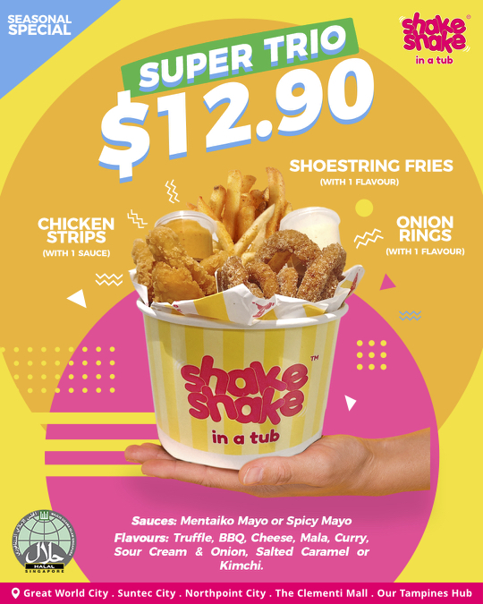 Shake Shake In A Tub Launches New Seasonal Items & Sauce Dips: Flavoured Onion Rings, Chicken Strips | Why Not Deals 1