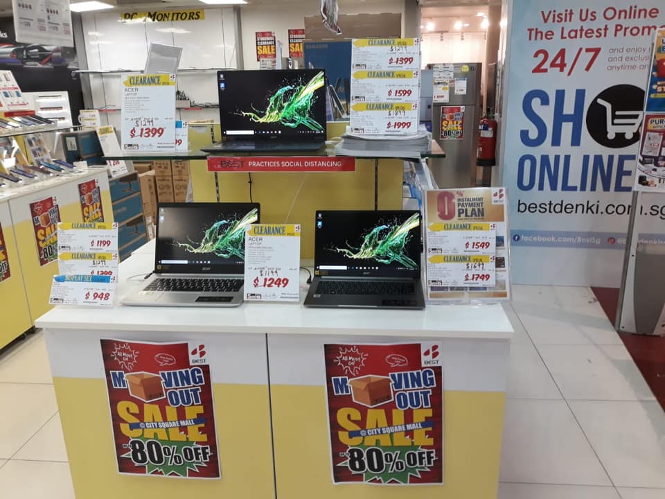 BEST Denki Singapore City Square Mall MOVING OUT SALE Up To 80% Off Promotion ends 20 Sep 2020 | Why Not Deals 1