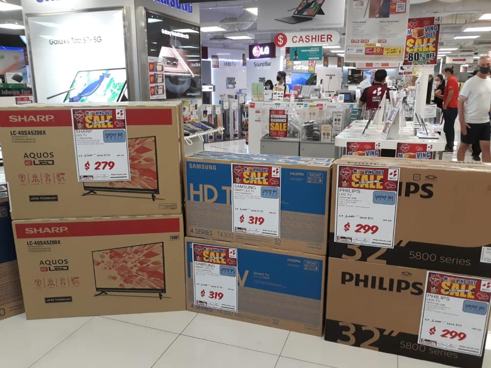 BEST Denki Singapore City Square Mall MOVING OUT SALE Up To 80% Off Promotion ends 20 Sep 2020 | Why Not Deals