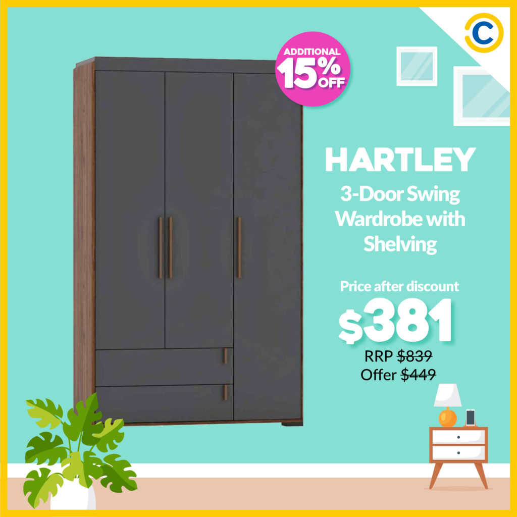 COURTS Singapore Up To 70% Off Bedroom Storage Promotion ends 28 Sep 2020 | Why Not Deals 5