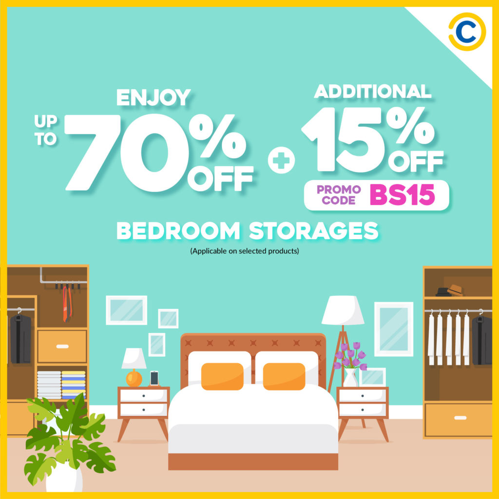 COURTS Singapore Up To 70% Off Bedroom Storage Promotion ends 28 Sep 2020 | Why Not Deals 7