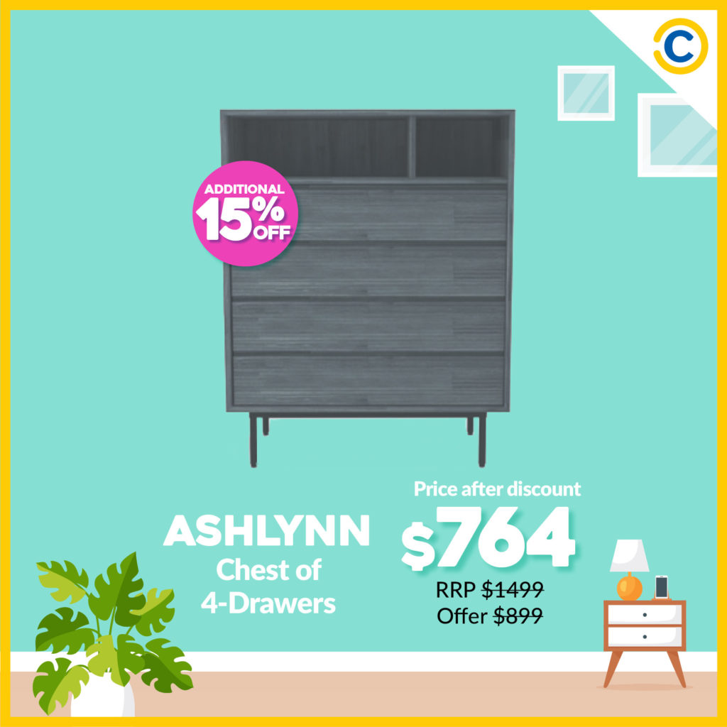 COURTS Singapore Up To 70% Off Bedroom Storage Promotion ends 28 Sep 2020 | Why Not Deals 8
