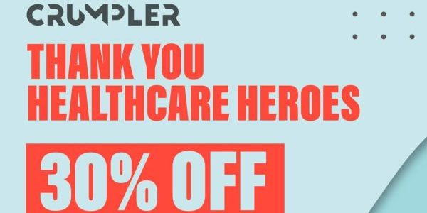 Crumpler Singapore 30% Off For All Healthcare Professionals Promotion For Month of Sep & Oct 2020