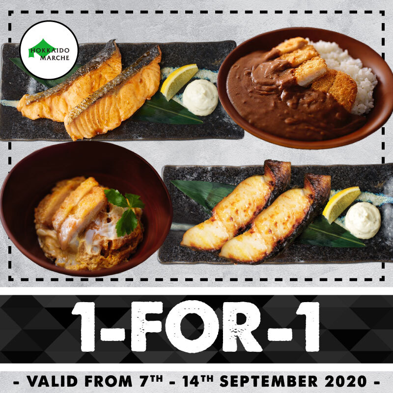 Hokkaido Marche Singapore 1-for-1 All Things Salmon Promotion 7-14 Sep 2020 | Why Not Deals