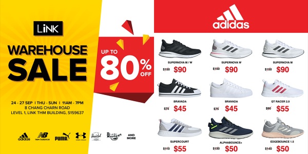 LINK WAREHOUSE SALE Up to 80% Off Promotion 24-27 Sep 2020 | SingPromotion.com