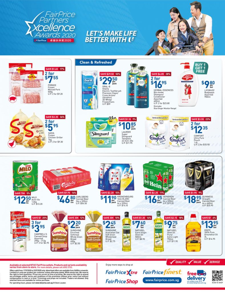 NTUC FairPrice Singapore Your Weekly Saver Promotion 17-23 Sep 2020 | Why Not Deals 7