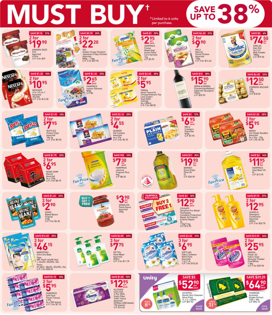 NTUC FairPrice Singapore Your Weekly Saver Promotion 17-23 Sep 2020 | Why Not Deals