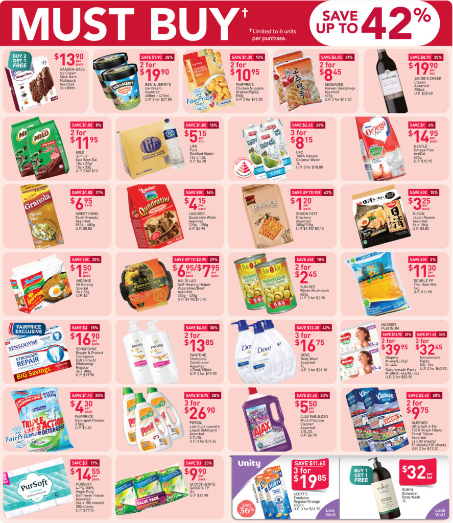 NTUC FairPrice Singapore Your Weekly Saver Promotion | Why Not Deals