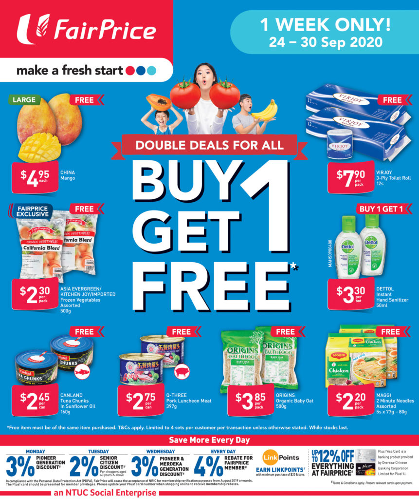 NTUC FairPrice Singapore Your Weekly Saver Promotions 24-30 Sep 2020 | Why Not Deals 9