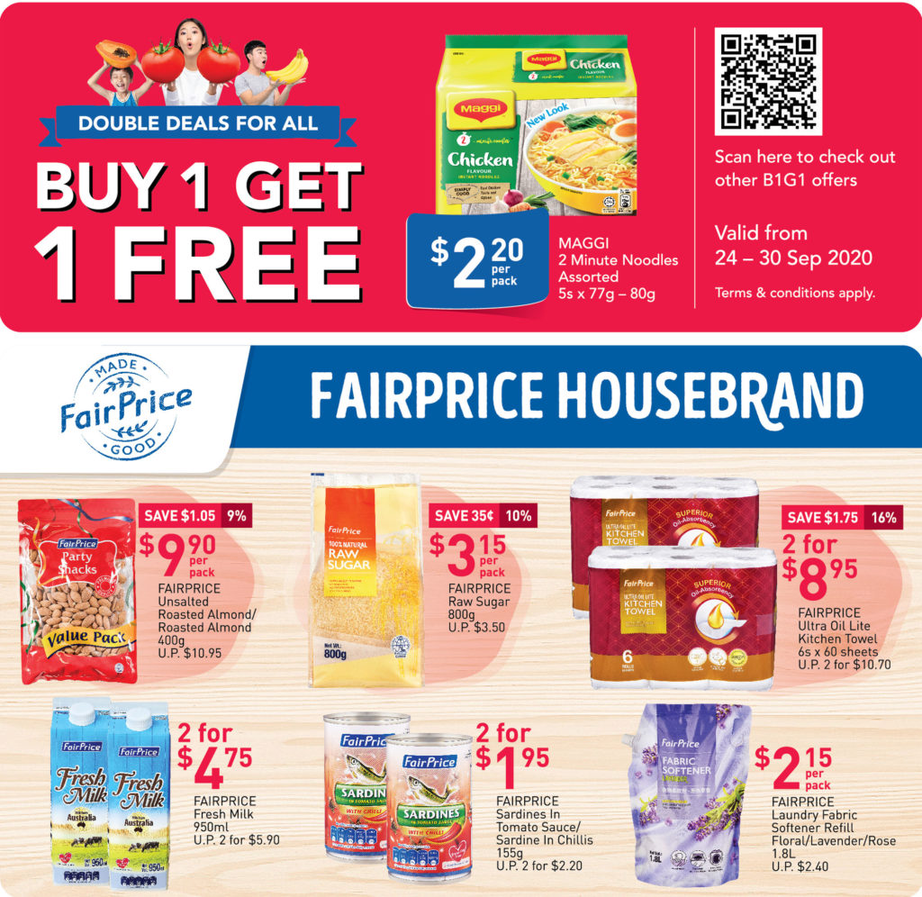 NTUC FairPrice Singapore Your Weekly Saver Promotions 24-30 Sep 2020 | Why Not Deals 2