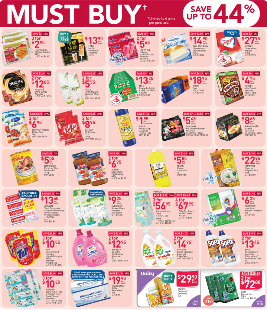 NTUC FairPrice Singapore Your Weekly Saver Promotions 24-30 Sep 2020 | Why Not Deals