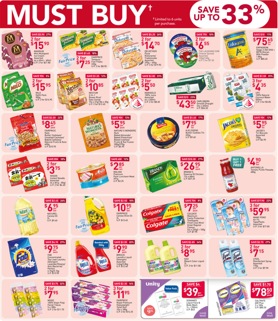 NTUC FairPrice Singapore Your Weekly Saver Promotions 3-9 Sep 2020 | Why Not Deals