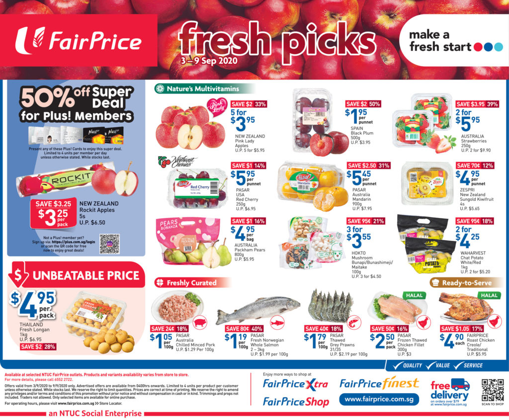 NTUC FairPrice Singapore Your Weekly Saver Promotions 3-9 Sep 2020 | Why Not Deals 8