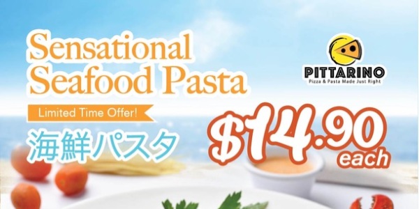 Pittarino at &JOY Dining Hall Launches Sensational Seafood Pasta Feast with New Items | SingPromotion.com