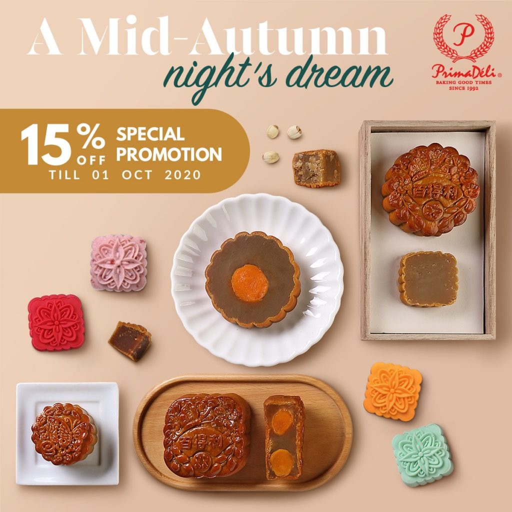 PrimaDeli Singapore Mid-Autumn 15% Off Mooncakes Promotion | Why Not Deals