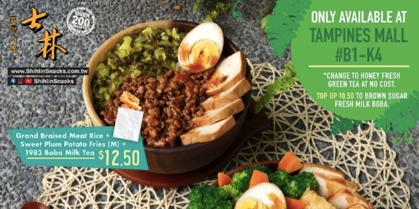 [Promotion] Shihlin Taiwan Street Snacks New BBT Value Set at Tampines Mall