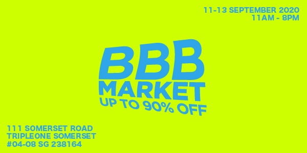 [SALE EVENT] BBB Market: Clearance Sale up to 90% Off from 11 – 13 Sep 2020