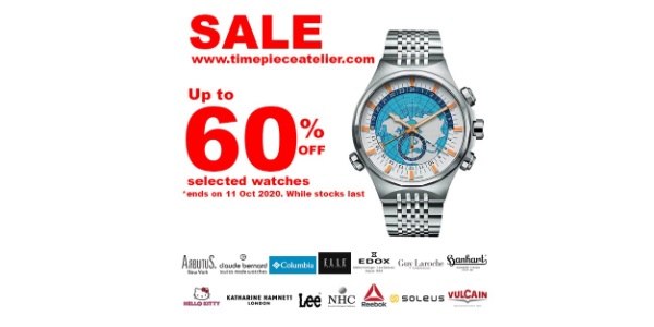UP TO 60% OFF branded watches
