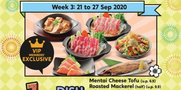 Watami Singapore 11th Anniversary Selected Dishes At $1.10 Week 3 Promotion 21-27 Sep 2020 | SingPromotion.com