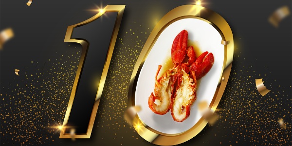 500g of Live Boston Lobster at only $10 with min. spend of $120 at Singapore Seafood Republic