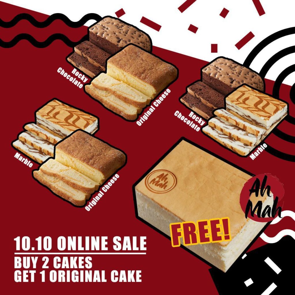 Ah Mah Homemade Cakes 10.10 Online Special: Buy 2 Get 1 Free (10 October 2020) | Why Not Deals 1