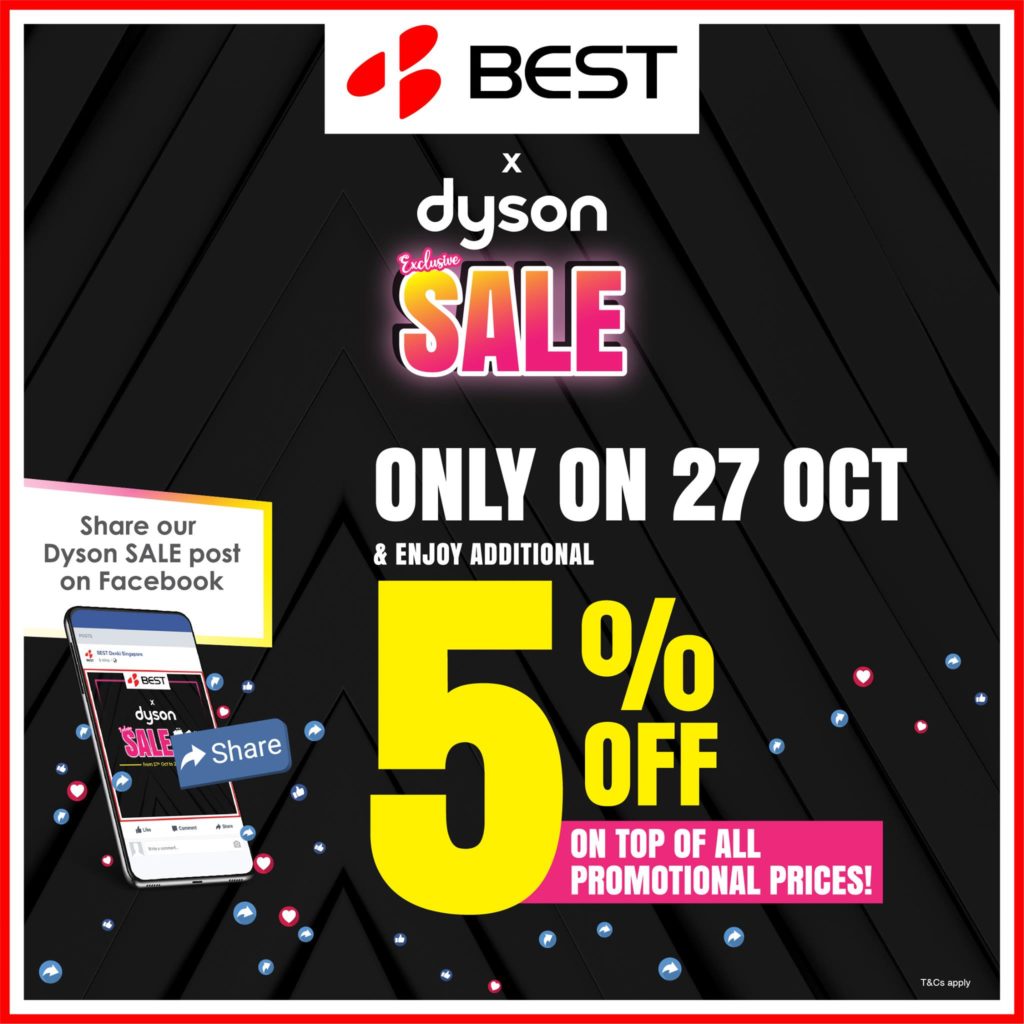 BEST Denki Singapore Up To 50% Off Dyson Products Promotion 27 Oct - 2 Nov 2020 | Why Not Deals 1