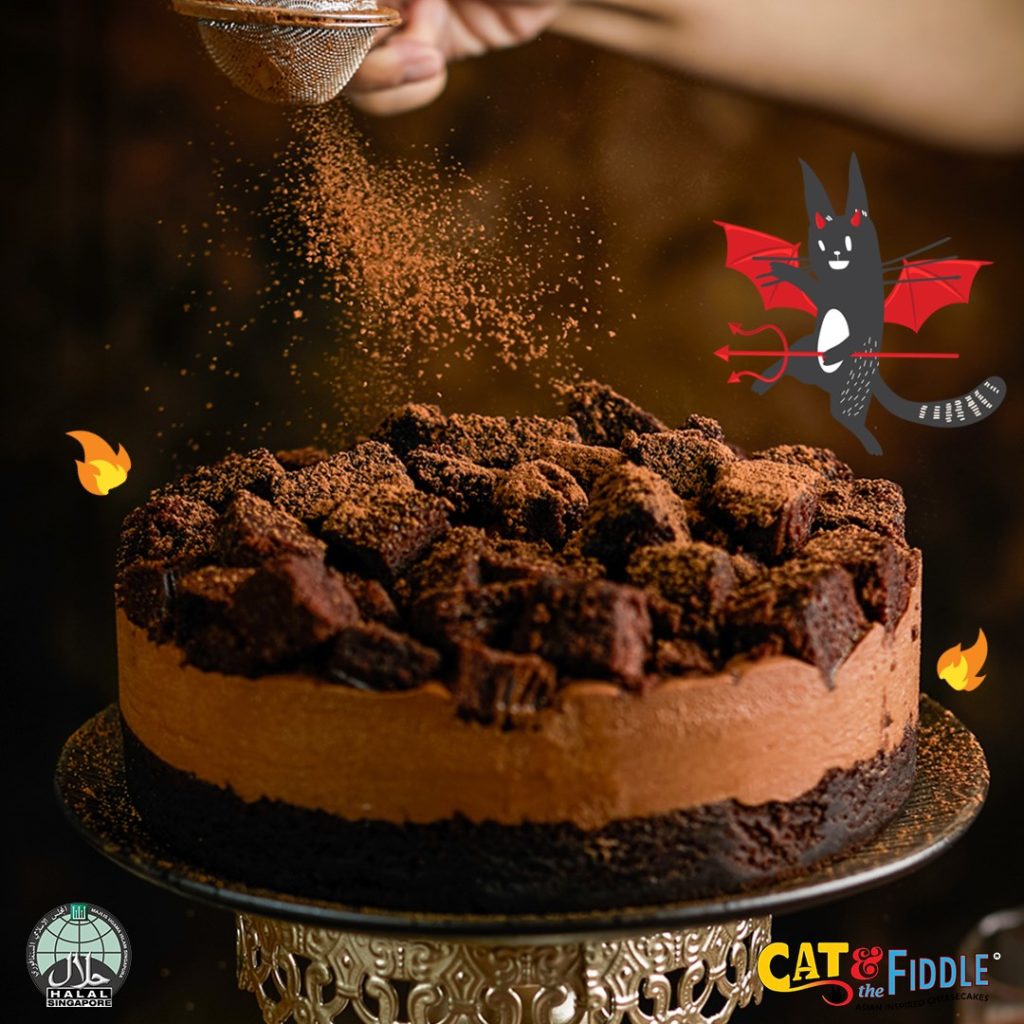 Cat & the Fiddle Singapore 20% OFF Naughty and Nice (Devil’s Chocolate) Cheesecake Promotion 1-15 Oct 2020 | Why Not Deals