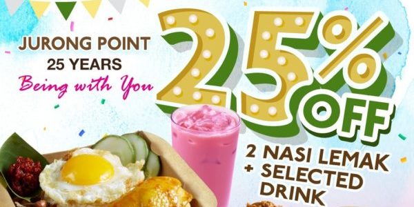 CRAVE Singapore Jurong Point Outlet 25% Off Promotion ends 8 Nov 2020
