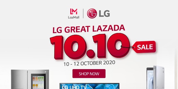 Guide to LG’s 10.10 Sale on Lazada and Shopee store