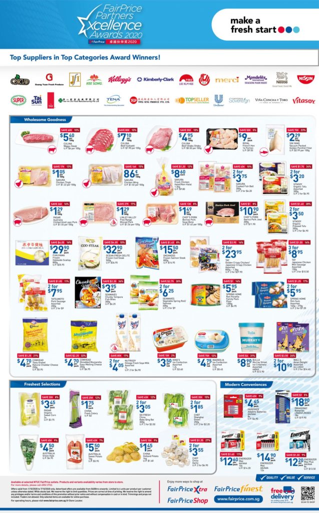 NTUC FairPrice Singapore Your Weekly Saver Promotions 1-7 Oct 2020 | Why Not Deals 7