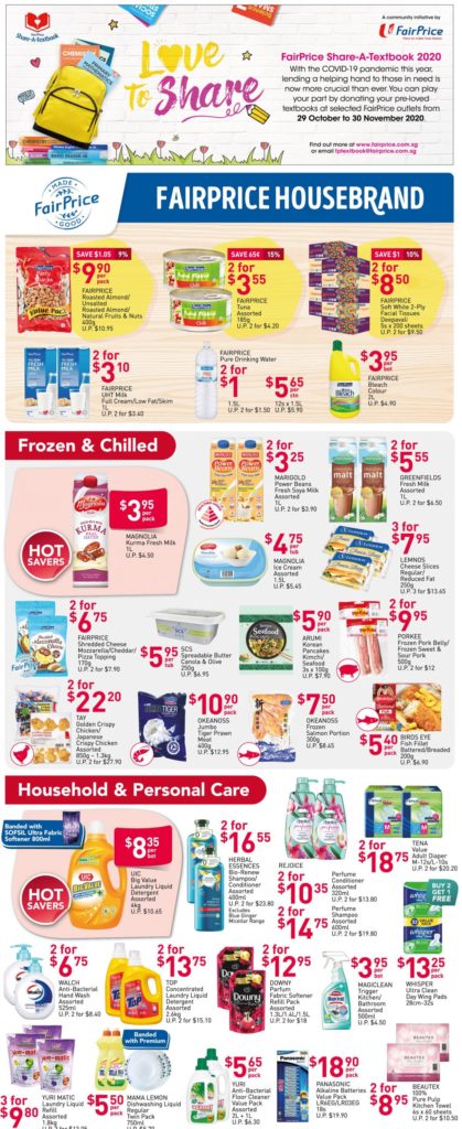 NTUC FairPrice Singapore Your Weekly Saver Promotions 29 Oct - 4 Nov 2020 | Why Not Deals 2