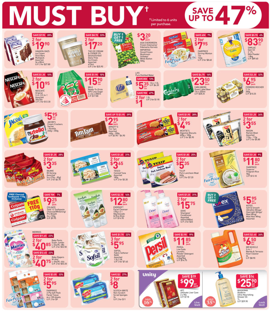 NTUC FairPrice Singapore Your Weekly Saver Promotions 8-14 Oct 2020 | Why Not Deals