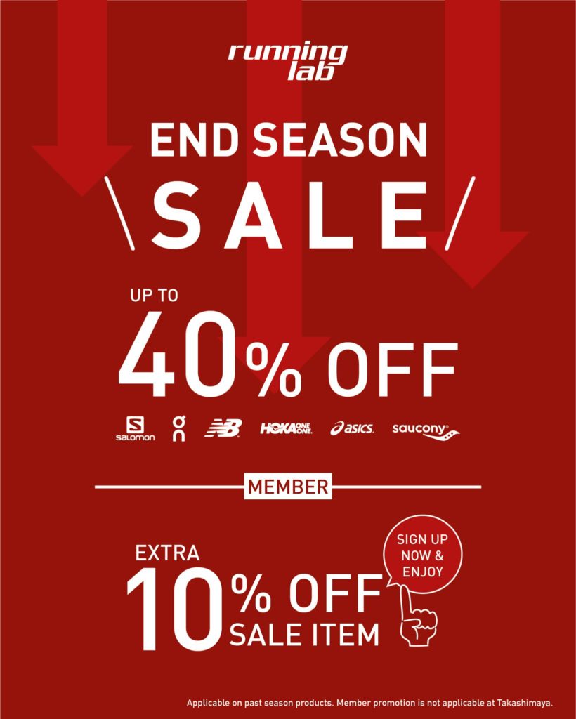 Running Lab Singapore End Season Sale Up To 40% Off Promotion ends 8 Nov 2020 | Why Not Deals