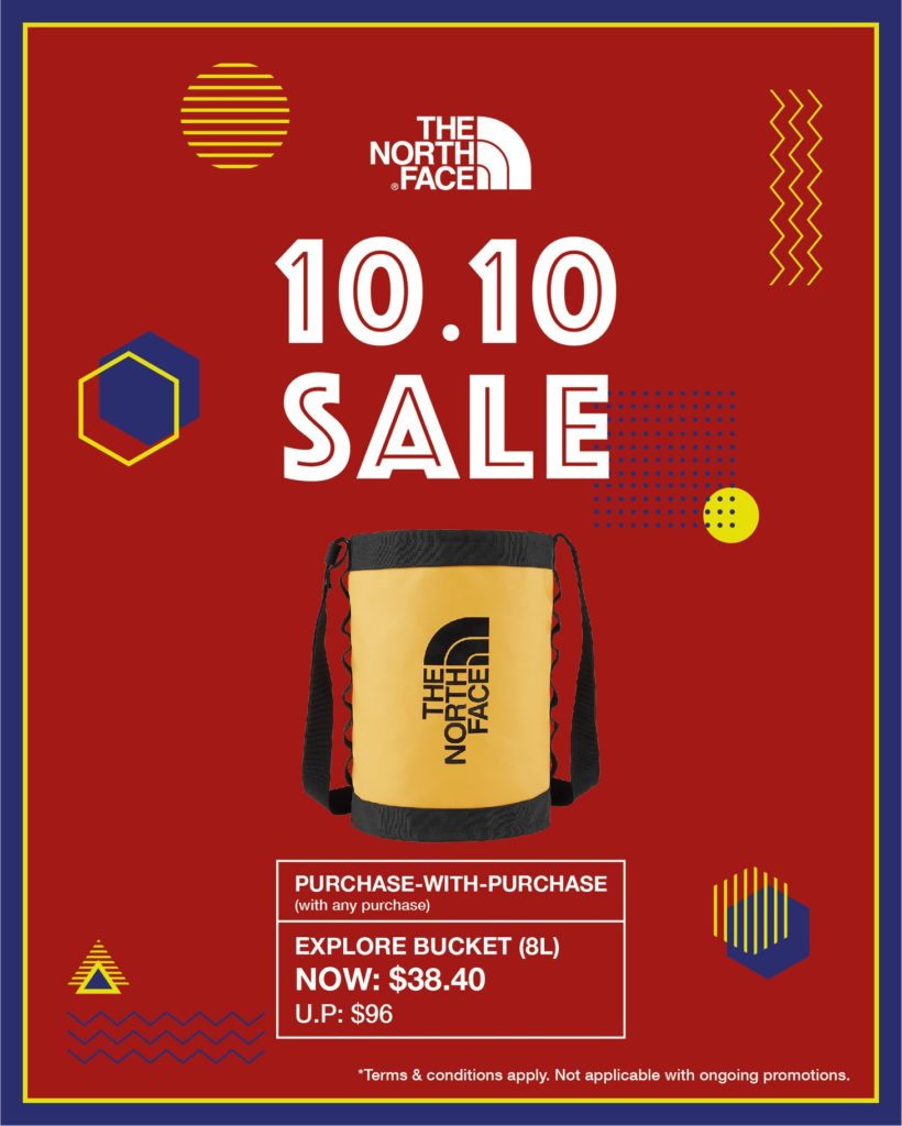 The North Face Singapore 10.10 Exclusive Up To 60% Off Promotion ends 25 Oct 2020 | Why Not Deals 9