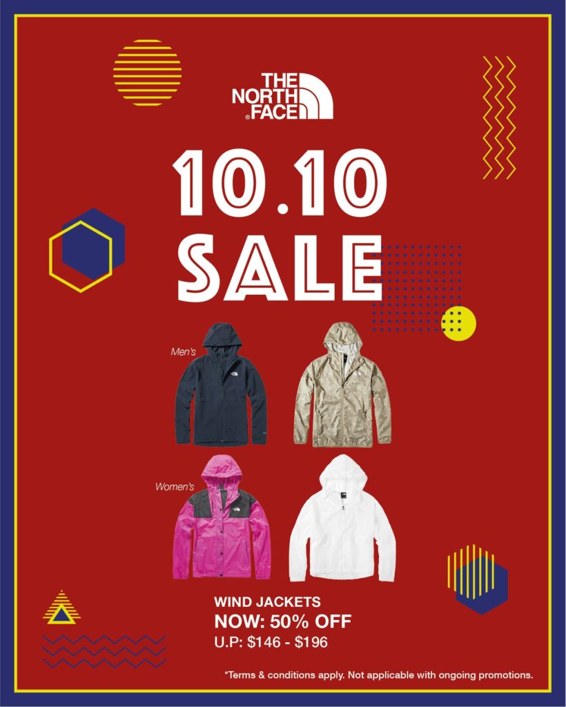 The North Face Singapore 10.10 Exclusive Up To 60% Off Promotion ends 25 Oct 2020 | Why Not Deals 2