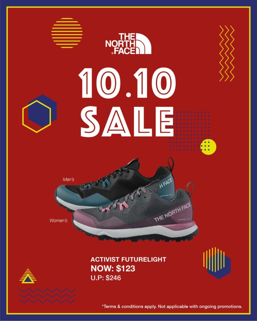 The North Face Singapore 10.10 Exclusive Up To 60% Off Promotion ends 25 Oct 2020 | Why Not Deals 3