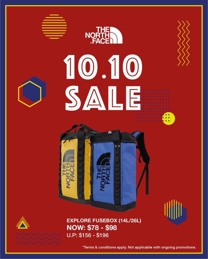 The North Face Singapore 10.10 Exclusive Up To 60% Off Promotion ends 25 Oct 2020 | Why Not Deals 6